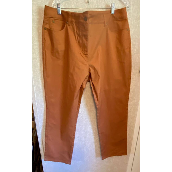 Norm Thompson Pants Metal Zipper Front Pockets Back Pockets 18P - Picture 1 of 5